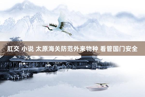 肛交 小说 太原海关防范外来物种 看管国门安全